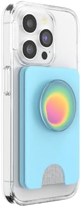 Transform Your Mobile Experience with the Butterfly Pea Blue Pop Sockets Phone Wallet – Stylish Grip, Mag Safe Integration, and Wireless Charging Ready Card Holder for Ultimate Convenience on the Go