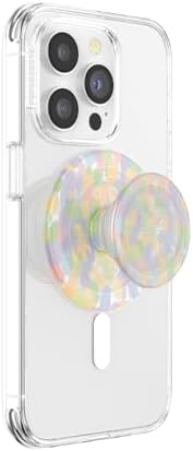 Vibrant Mag Safe Rainbow Glass Pop Socket Grip & Stand – Secure Hands-Free Kickstand for Effortless Wireless Charging and Enhanced Smartphone Functionality