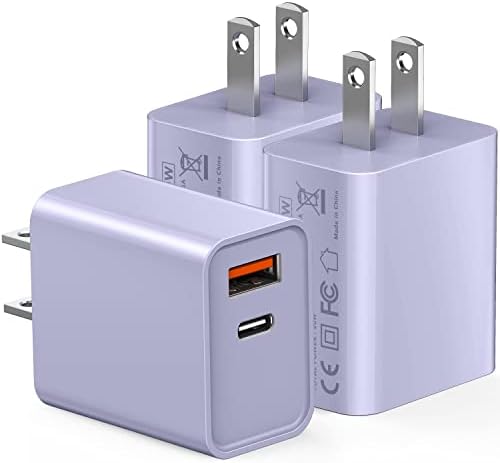 30 W Dual Port USB C Fast Charger Pack – Rapid Charging Adapter for i Phone 16/15/14/13/Pro/Pro Max & i Pad, Enhanced Compatibility with Samsung S21/S22 & Google Pixel – Compact Power Solution for Home, Office & Travel
