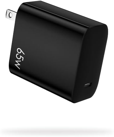 Revolutionize Your Charging Experience with the 65 W Ga N III USB-C Fast Charger – Ultimate Universal Wall Adapter for Mac Book Pro/Air, i Phone 15/16/Pro, Galaxy S22/S23, i Pad Pro & More – Streamlined PPS Power Delivery for Rapid, Safe Charging in a Sleek White Finish