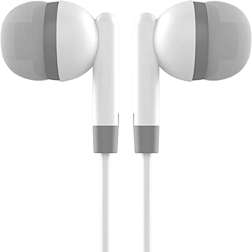 Maeline 100-Pack Bulk Earbuds with 3.5 mm Connector – Multi-Color Stereo Earphones for Schools, Events, and Promotions – Superior Sound Quality and Comfort for Everyday Use