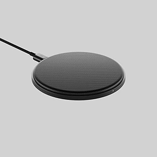 Elevate Your Charging Experience with the MASTER & DYNAMIC MC100 Gunmetal Aluminum Wireless Charging Pad – Fast, Stylish Station for Earbuds with Non-Slip Surface, Perfect for Home or Office Décor, Enhance Your Audiophile Lifestyle