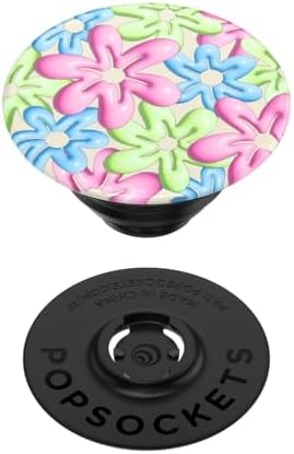 Magnetic Pop Grip for Mag Safe – Elegant Enamel Rose Noir | Multifunctional Phone Stand with Secure Grip & Customizable Swappable Top | Effortless Hands-Free Viewing Kickstand | Wireless Charging Compatible Accessory for Enhanced Smartphone Usability