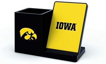 NCAA Unisex Fast Wireless Charging Stand & Desk Organizer – Stylish Multi-Device Charger for Sports Enthusiasts, Efficient Workspace Solution with Built-in Accessory Compartments