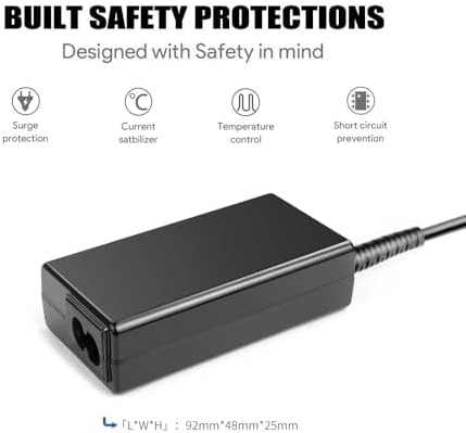 KFD 65 W USB-C Power Adapter: High-Performance Fast Charger for NOCO Boost X Jump Starters (GBX45, GBX55, GBX75, GBX155) – Compact, Safe, and Essential for Emergency Situations and Roadside Assistance