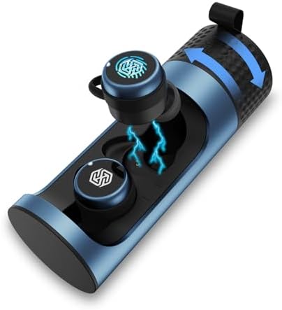 Nillkin TW004 Bluetooth 5.0 Wireless Earbuds – Superior IPX5 Waterproof In-Ear Headphones with Advanced CVC Noise Cancelling Technology for Unmatched Sound Clarity, Ergonomically Designed for Ultimate Comfort, Complete with Portable Charging Case for All-Day Audio Enjoyment