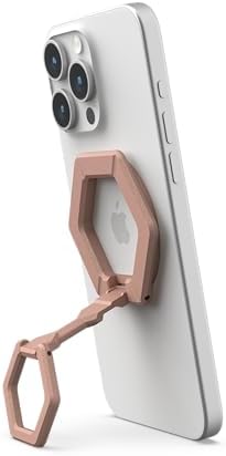 URBAN ARMOR GEAR UAG Magnetic Phone Ring Stand | Sleek Black Design for i Phone 16/15 & Galaxy S25/S24 | Mag Safe-Compatible 360° Adjustable Kickstand | Enhanced Security with Removable Metal Grip | Ultimate Convenience for Hands-Free Use and Stylish Protection