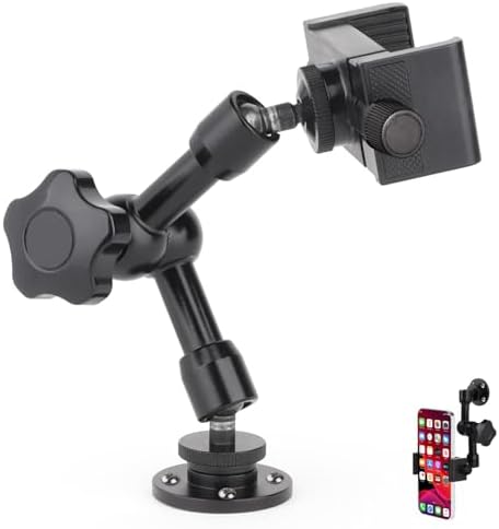 Ultimate 360° Adjustable Truck Phone Holder for 3.5 to 7.5 Inch Smartphones – Durable Aluminum Alloy Mount for Hands-Free Navigation in Cars, Vans, and Trucks – Enhanced Compatibility for i Phone, Android, HTC, LG, Nexus, and Huawei Devices – Experience Unmatched Stability and Convenience on the Road