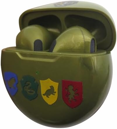 Enchanting Audio Journey: LEXi BOOK Harry Potter Wireless Earbuds in Luxurious Gold – Premium Bluetooth Headphones with Integrated Microphone, Extended Battery Life, Effortless Device Pairing for Audiophiles and Magic Lovers