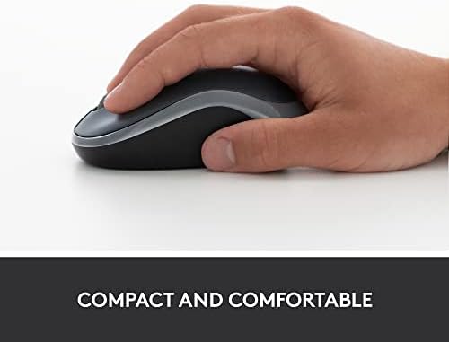 Logitech M240 Silent Bluetooth Mouse – Wireless & Compact Design for Effortless Navigation, 18-Month Battery Life, and Smooth Tracking on All Surfaces – Ideal for Windows, mac OS, Chrome OS – Portable Off White Solution for Professionals on the Go