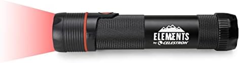 Celestron Power Tank Glow 5000: Ultimate Portable USB Rechargeable Power Bank & Red Astronomy Flashlight with 5000 m Ah Capacity – Essential Accessory for Stargazers and Outdoor Enthusiasts – Includes Secure Silicone Mount Straps for Enhanced Device Compatibility and Night Vision Preservation