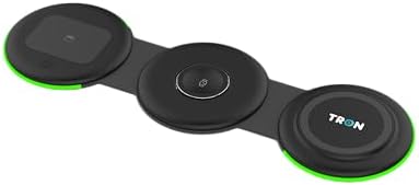 Tron 3-in-1 Magnetic Wireless Charger: Foldable Travel Dock for i Phone 16/15/14/13/12 Pro Max, Apple Watch & Air Pods – Rapid Charging, Enhanced Compatibility & Space-Saving Design