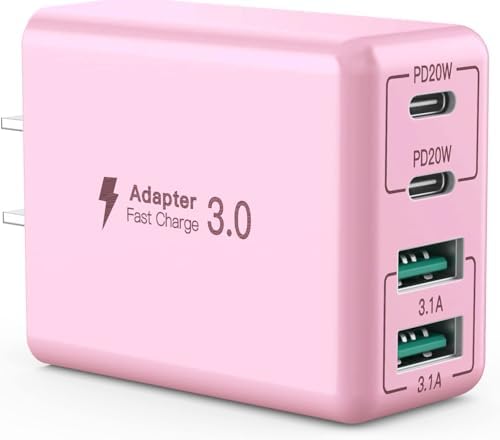 Revolutionize Your Charging Routine with Our 4-Port USB Wall Charger – Ultra-Fast QC 3.0 Adapter for i Phone 12-15, LG, Google Pixel & More – Compact, Reliable Power Solution for Home and On-the-Go Charging