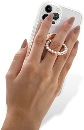Elevate Your i Phone Experience with the Sonix Magnetic Phone Grip – Stylish Rhinestone Ring Holder for i Phone 12, 13, 14, 15 Series – Effortless 360° Rotation and Secure Mag Safe Compatibility – Sleek Silver/Clear Design for Ultimate Functionality and Fashion