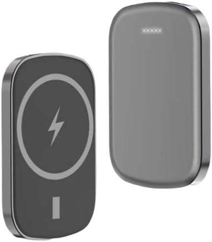 Magnetic Wireless Portable Power Bank for i Phone 12/13/Mini/Pro/Pro Max – 5000 m Ah Fast Charging Solution in Stylish Blue – Effortless Magnetic Alignment & Compact Design for On-the-Go Charging