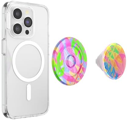 Mag Safe-Ready Tidepool Lava Pop Socket Phone Grip & Stand – Magnetic Hold for Effortless Wireless Charging, Hands-Free Viewing, and Stylish Functionality – Transform Your Mobile Experience with Enhanced Compatibility and Unique Design