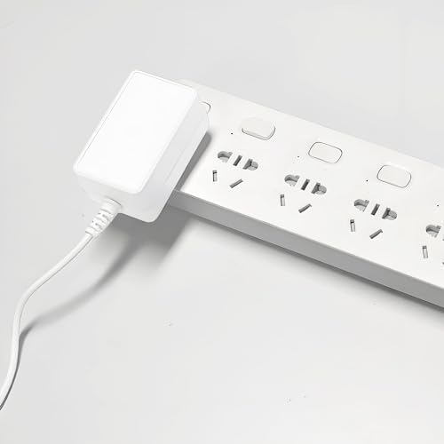 Versatile 12 V Power Adapter – AC to DC Transformer for LED Light Strips, LCD Monitors, and More – Compact 5.5 mm x 2.1 mm US Plug – UL Listed for Maximum Safety and Performance – Ideal for Home and Office Power Solutions