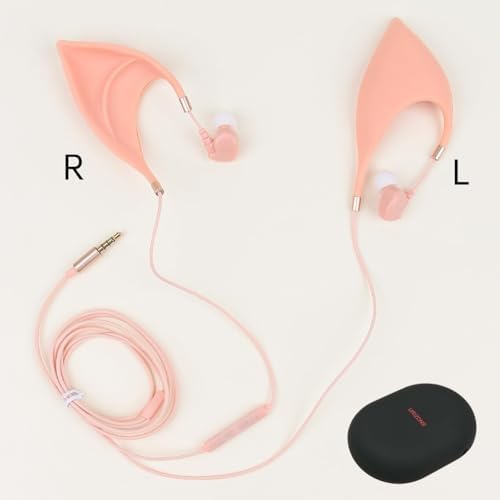 URIZONS Enchanting Elf Earbuds for Kids – Whimsical In-Ear Headphones with Ultra-Soft Comfort, Perfect for Cosplay and Everyday Adventures – Compatible with i Phone, i Pad, Android & Computers – Exceptional Sound Quality for Magical Listening Experiences