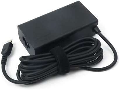 Lenovo 65 W USB-C Power Adapter for Enhanced Performance – Genuine AC Charger Compatible with Think Pad X1 Carbon Gen 11, E16, and Multiple Models – Fast Charging with Versatile Output Options (20 V-3.25 A, 15 V-3 A, 9 V-2 A, 5 V-2 A) – Ideal for Think Pad and Yoga Series Laptops