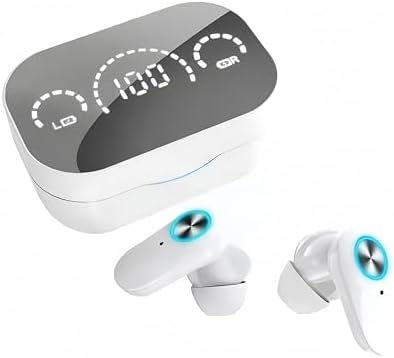 Revolutionary Wireless Earbuds with Superior Active Noise Cancellation – 48-Hour Battery Life for Endless Listening, Sweat-Resistant Design for Fitness Enthusiasts, LED Battery Indicator for Easy Monitoring, Effortless Bluetooth Pairing for Seamless Connectivity