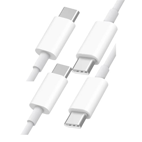 USB C Cable 20ft,C to C Cable Fast Charging 2 Pack,60W Extra Long Type C Cord Compatible with iPhone 16/15 Pro/15 Plus/16 Pro Max, iPad mini 6/ Pro 2021, Mac-Book Pro 2020, Samsung Galaxy S24,Switch – Enhanced Compatibility and Speed