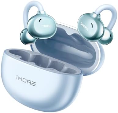 Experience Premium Sound Anywhere with 1 MORE Open Ear S20 Clip-On Bluetooth 5.4 Earbuds – Hi-Res Audio, Advanced ENC Microphones, and IPX5 Sweat & Water Resistant Design for Ultimate Comfort in Sports and Workouts