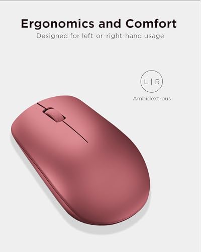 Lenovo 530 Wireless Mouse – Ergonomic Abyss Blue Design with 2.4 GHz Nano USB Receiver, 1200 DPI Optical Sensor for Precision Tracking, Lightweight & Portable for Effortless Navigation, Ideal for Left & Right-Handed Users, Perfect Companion for Work or Travel
