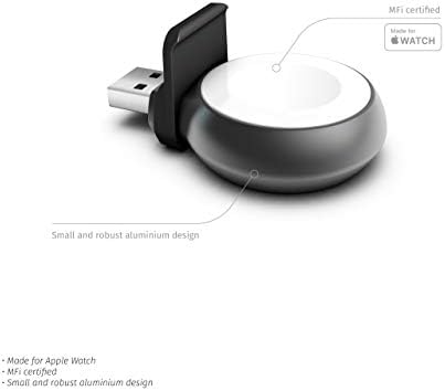 ZENS MFi Certified Apple Watch Charger – Versatile USB-A and Wireless Dual Charging Station for Series 1-5 – Compact, Fast, and Ideal Travel Accessory for Effortless Smartwatch Power Management