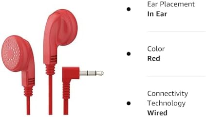 Maeline 100-Pack Premium Bulk Earphones – Versatile 3.5 mm Black Earbuds for Universal Compatibility and Enhanced Audio Experience – Perfect for Events, Businesses, and Personal Use – Tangle-Free Design with Comfortable Silicone Tips