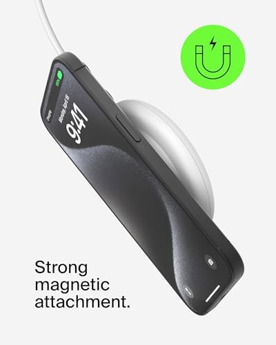 Belkin 15 W Fast Convertible Magnetic Charging Stand – Mag Safe & Qi2 Compatible Power Hub for i Phone 16/16 Plus/16 Pro/16 Pro Max, i Phone 15/14, Apple Air Pods Pro – Stylish White Design for Enhanced Efficiency and Device Versatility