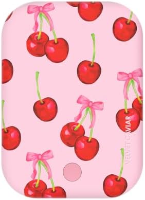 Stylish Hot Pink Leopard VELVET CAVIAR Magnetic Power Bank – Mag Safe Compatible Slim Charger for i Phone 12, 13, 14, 15 – Fast 5000 m Ah Portable Battery Pack with USB-C for Effortless Charging on the Go