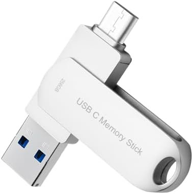 Revolutionize Your Data Management with the HUNPINS 256 GB USB C Thumb Drive – Ultra-Fast 170 MB/s Transfer Speed for Android Phones, Tablets, and PCs – Compact, Durable, and Versatile Memory Stick for Effortless File Backups and Transfers