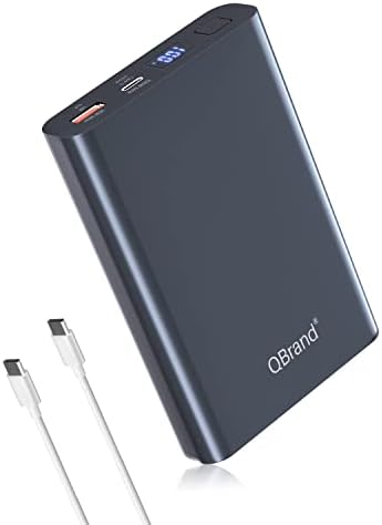 QBrand 65 W Portable Laptop Power Bank – 30,000 m Ah Fast Charging Battery Pack with Dual USB-C Ports for Ultimate Device Compatibility, Perfect for Mac Book, i Phone, Dell, HP, Lenovo, Samsung & Nintendo Switch – Ideal for Travel and Daily Use