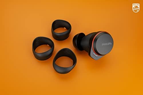 Philips Fidelio T1 True Wireless Earbuds – Audiophile-Grade Sound & Advanced Active Noise Cancelling Pro+ Technology, Bluetooth 5.2 for Seamless Connectivity, Ergonomic Design for All-Day Comfort, Long Battery Life with 25 Hours Playtime, Perfect for Music Lovers and Daily Use