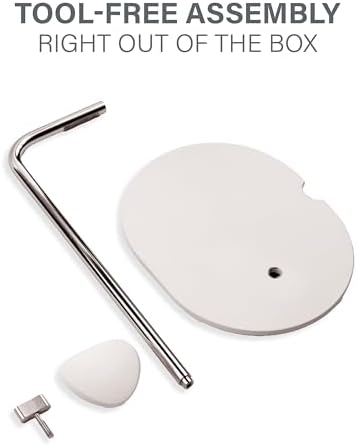 Sanus Sonos Ace Premium Headphone Stand – Stylish Silicone Cradle with Innovative Cable Management & Magnetic Charging Clip – Effortless Assembly for Over-Ear Headphone Protection – Sleek Black Design Enhancing Your Audio Space & Compatible with Multiple Models