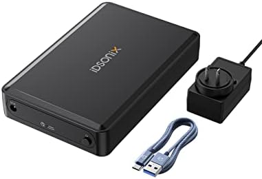 Ultra-Fast i Dsonix Gray M.2 NVMe SSD Enclosure – Tool-Free USB-C 3.1 Caddy for High-Speed Storage | Compatible with PS4 & Routers | Sleek Aluminum Design for Enhanced Durability and Performance | Ideal External HDD Adapter for Gamers and Professionals