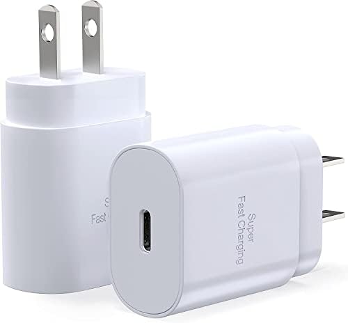 Galaxy S25 S24 25 W PD Super Fast Charging Block – Universal USB C Wall Adapter for Samsung and i Phone – Compact, Efficient, and Safe Power Delivery Charger for On-the-Go Users – Enhanced Compatibility with Galaxy S Series and i Phone 15/16 (Black, 1 Pack)