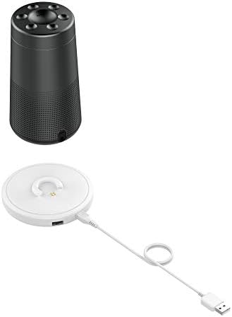 Effortless Charging Dock for Bose Soundlink Revolve Series – Fast and Sleek Cradle with 3.3 ft USB Cable for Instant Power and Uninterrupted Audio Enjoyment – Essential Accessory for Optimal Sound Performance in Elegant White Finish