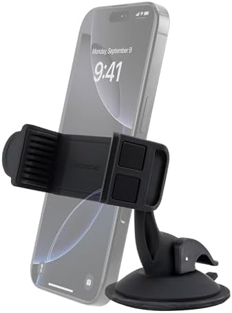 Scosche SUFMPS-SP Universal Cell Phone Stand and Holder with Non-Slip Cradle, Foldable, Adjustable Non-Magnetic Mount for Home Office Desk or Travel Compatible with iPhone, Tablet and All Devices – Enhanced Compatibility and Speed