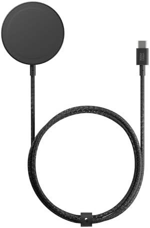 Native Union Snap Stand Magnetic Wireless Charger – Qi2 Certified & Mag Safe Compatible Fast Charging Station for i Phone 16/15/14/13 & Qi Devices – 15 W Power, Ergonomic Design, and Stylish Sandstone Finish for Seamless Use