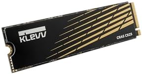 Unleash Lightning-Fast Performance with KLEVV CRAS C910 1 TB NVMe SSD – M.2 2280 Internal Drive with Heatsink for Laptops & Desktops – Experience Up to 5000 MB/s Speeds, Ideal for Gamers and Creators – PCIe Gen4 x4 Enhanced Compatibility & Reliability