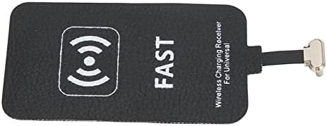 Heayzoki 10 W Qi-Certified USB C Quick Charge Receiver – Effortless Wireless Charging Solution for Android Smartphones – Compact Plug-and-Play Design for Enhanced Compatibility and Rapid Power Boosts – Ideal Mobile Accessory for On-the-Go Charging