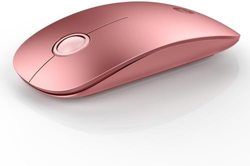 Sleek Purple Wireless Bluetooth Mouse – Effortless Dual Connectivity, 1600 DPI Precision, Whisper-Quiet Clicks, Long Battery Life for Enhanced Productivity and Versatile Device Compatibility