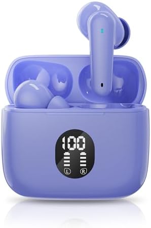 Elevate Your Audio Experience with My Joy Classic Wireless Earbuds – Stylish Van Gogh-Inspired Design, Dual Microphones for Crystal-Clear Calls, IPX5 Sweatproof for Active Lifestyles, Enjoy Up to 7 Hours of Playtime, Noise-Reducing Technology, Effortless Wireless Charging and Enhanced Compatibility for Seamless Device Connection