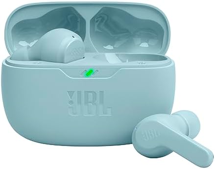 JBL Vibe Beam True Wireless Earbuds – Experience Deep Bass Immersion with Bluetooth 5.2, Water & Dust Resistance, Hands-Free Voice Aware Calling, and Up to 32 Hours of Battery Life – Perfect for On-the-Go Audio Enthusiasts