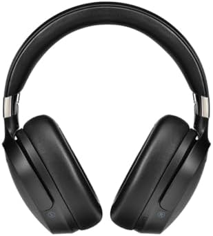 Elevate Your Audio Journey with Monoprice Dual Driver Bluetooth Over-Ear Headphones – Unmatched Active Noise Cancellation, 50 Hours of Immersive Playtime, and Swift USB-C Charging for Every Music Lover