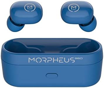 Morpheus 360 Spire True Wireless Earbuds – Premium Bluetooth 5.2 Connectivity, Immersive Hi-Fi Sound, Effortless Touch Control, Durable Waterproof Design with Chic Charging Case – Unleash Your Audio Adventure in Sleek Black