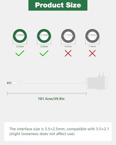 Universal 12 V 1 A DC Power Adapter for LED Strips & CCTV – Reliable 100-240 V AC to DC Converter with 5.5 mm x 2.5 mm Connector for Seamless Integration – Optimal Power Solution for Home Security and Lighting Applications