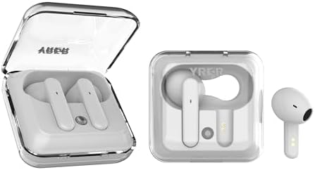 Trendy Green YK12 Wireless Earbuds with Bluetooth 5.3 – Stylish Noise Cancelling In-Ear Headphones for Android & i Phone Users, Ergonomic Comfort with Portable Charging Case for All-Day Crystal-Clear Audio Experience