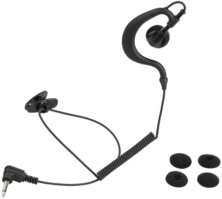 Arrowmax ASK75 Clear Tube Earpiece – FBI Style Listen-Only Headset for Seamless Communication with Motorola, Kenwood & Icom Radios – Ultimate Clarity, Discretion & Comfort for Security Professionals and Event Coordinators – Lightweight, Durable Design for Reliable Performance in Any Environment